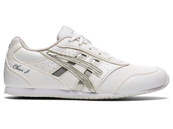 Asics Sportschoenen Kinderen, CHEER 8 GS Wit/Zilver - Asics Kopen Sneakers | B1547630-AH